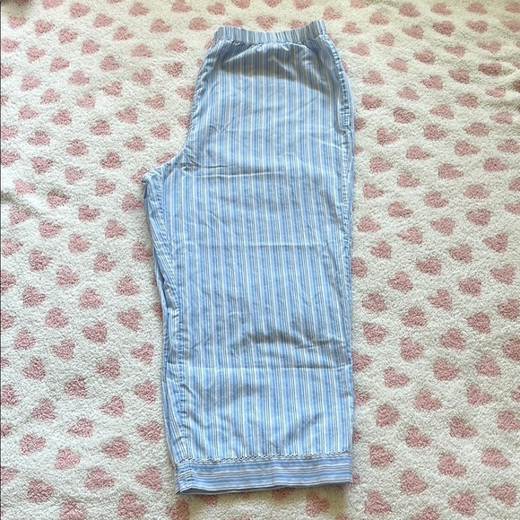 Secret Treasures Blue Striped Pajama Set - Picture 10 of 13
